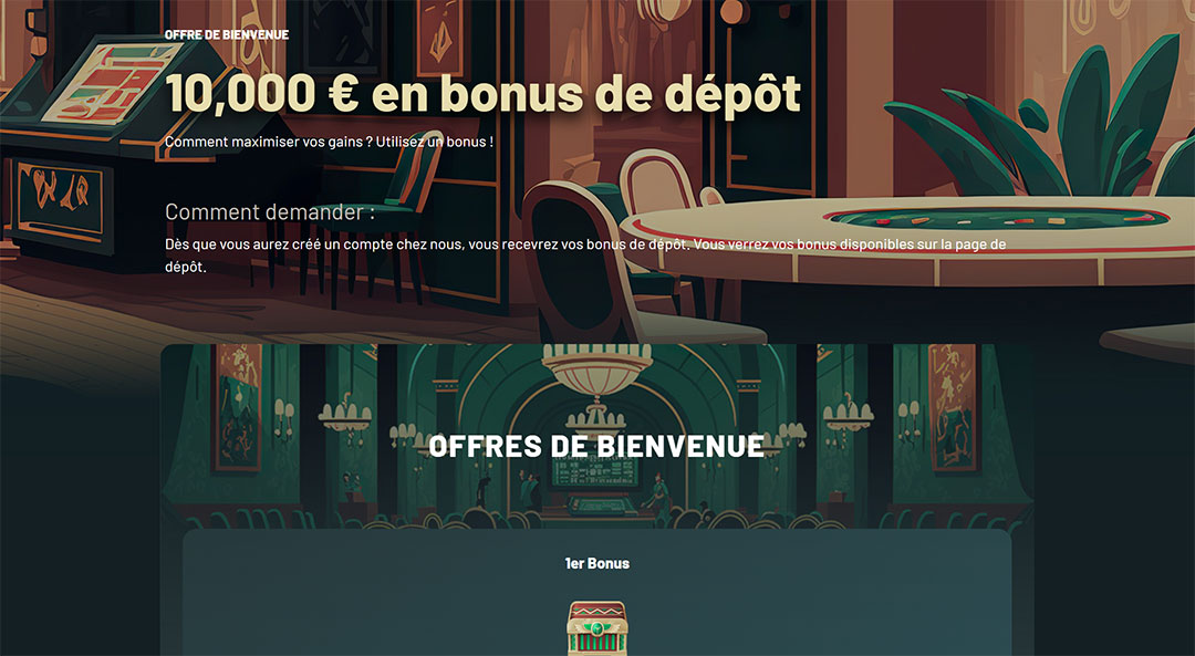 les bonus palmcasino